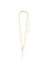 PILGRIM Breeze Necklace 2-in-1 Gold by Pilgrim