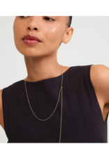 PILGRIM Breeze Necklace 2-in-1 Gold by Pilgrim