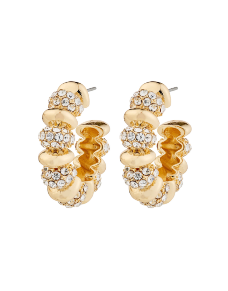 PILGRIM Earrings Delphine in Gold by Pilgrim