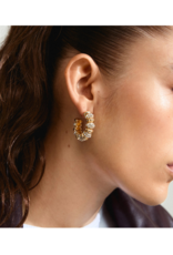 PILGRIM Earrings Delphine in Gold by Pilgrim