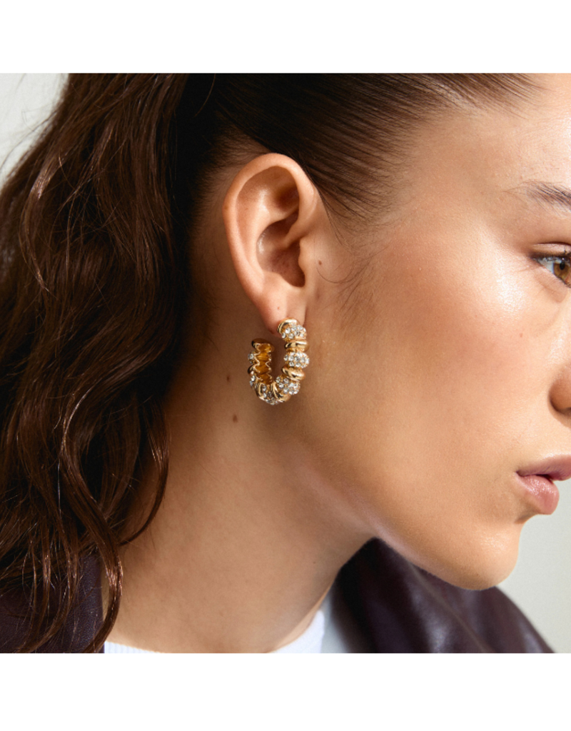 PILGRIM Earrings Delphine in Gold by Pilgrim