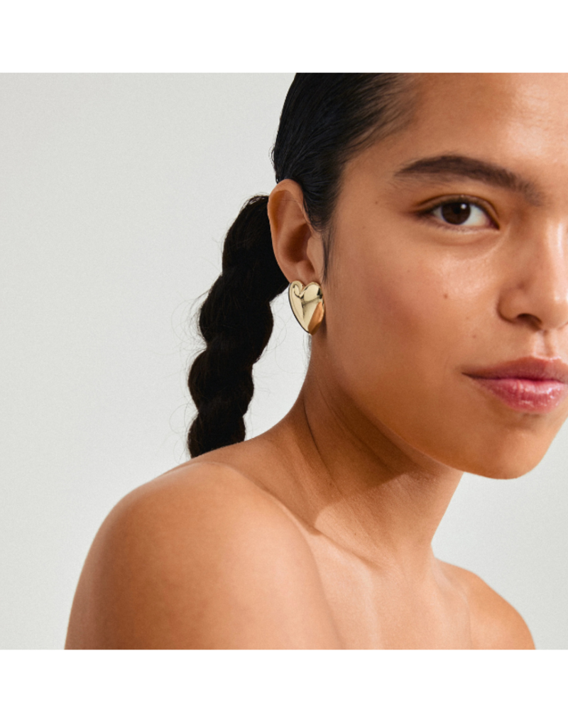 PILGRIM Annemette Earrings in Gold by Pilgrim