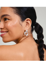 PILGRIM Agni Earrings in Silver by Pilgrim