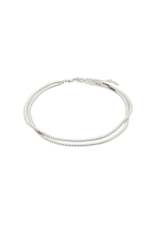 PILGRIM Jelona Anklet in Silver by Pilgrim