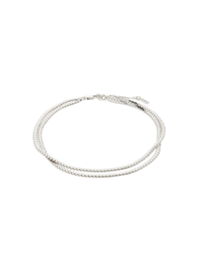 PILGRIM Jelona Anklet in Silver by Pilgrim