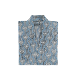 Indaba Trading Bluebell Block Print Robe