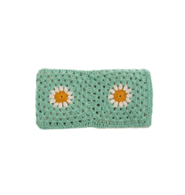 Indaba Trading Iris Crochet Lavender Eye Pillow