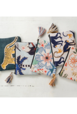 Indaba Trading Tropical Monkey Embroidered Pouch