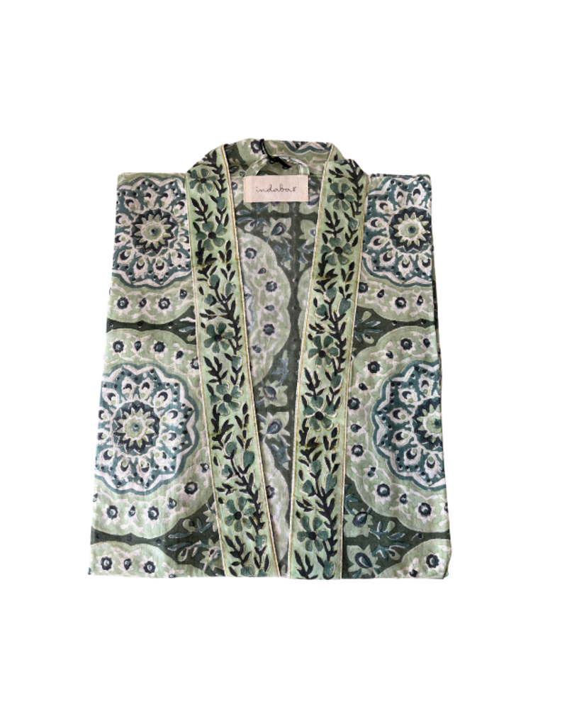 Indaba Trading Mirabel Block Print Robe
