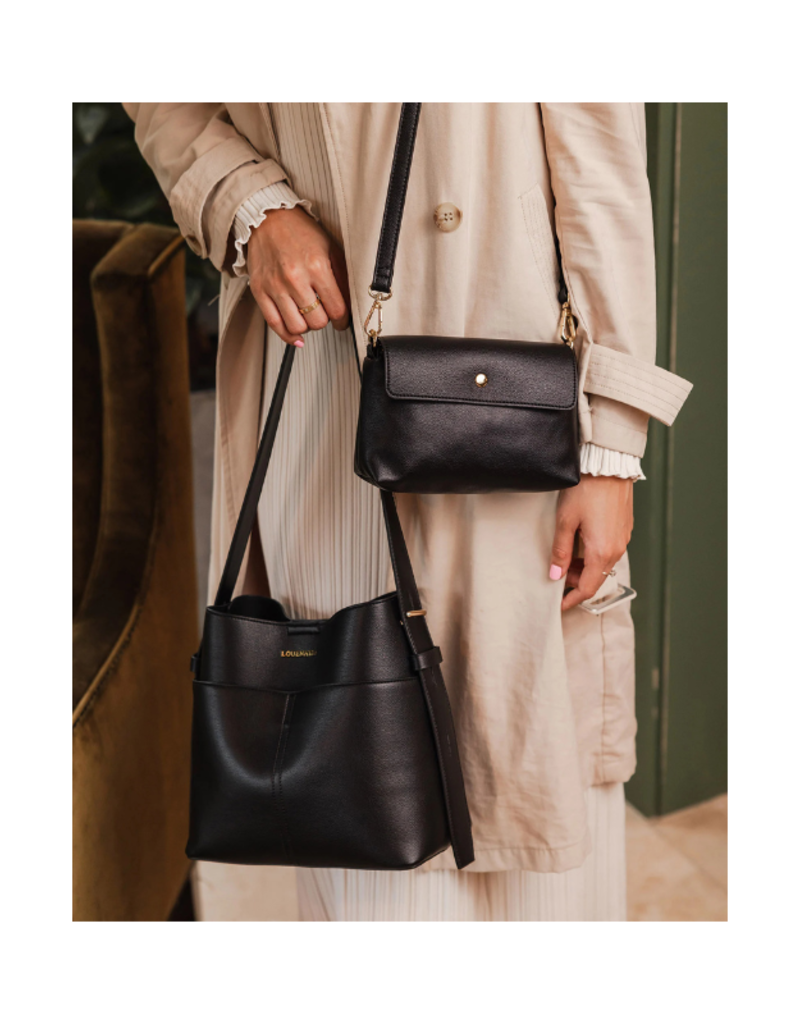 Louenhide Samantha Handbag in Black by Louenhide