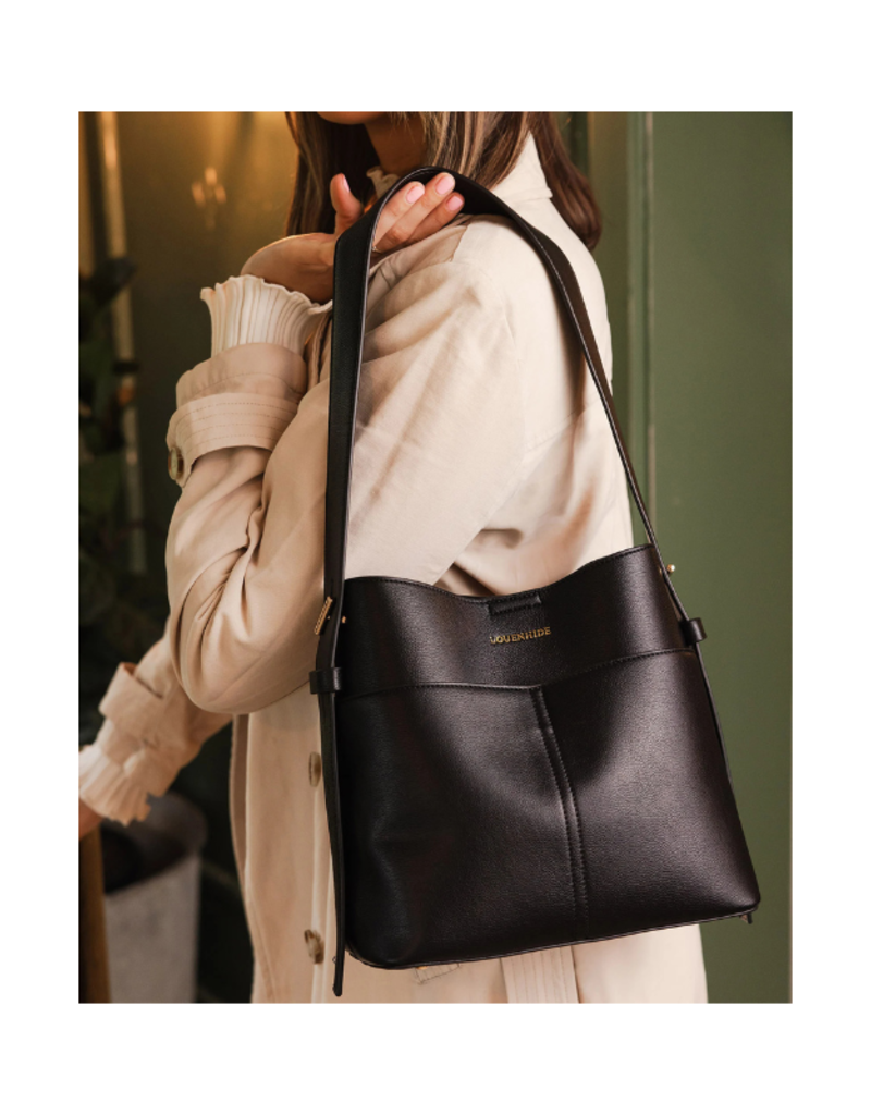 Louenhide Samantha Handbag in Black by Louenhide