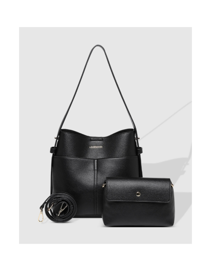 Louenhide Samantha Handbag in Black by Louenhide