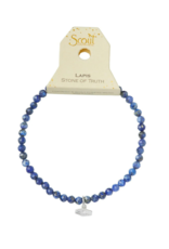 Scout Lapis/Silver Mini Faceted Stone Bracelet by Scout