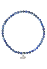 Scout Lapis/Silver Mini Faceted Stone Bracelet by Scout