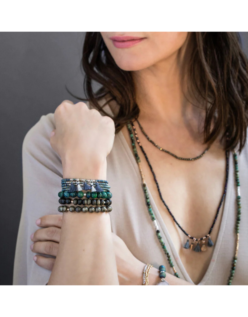 Scout Rose Quartz Stone Stacking Bracelet by Scout