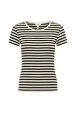 Part Two Rochelle Tee in Black Stripe by Part Two