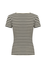 Part Two Rochelle Tee in Black Stripe by Part Two