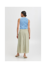 b.young Kallie Denim Vest in Light Blue by b.young