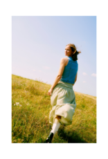 b.young Kallie Denim Vest in Light Blue by b.young