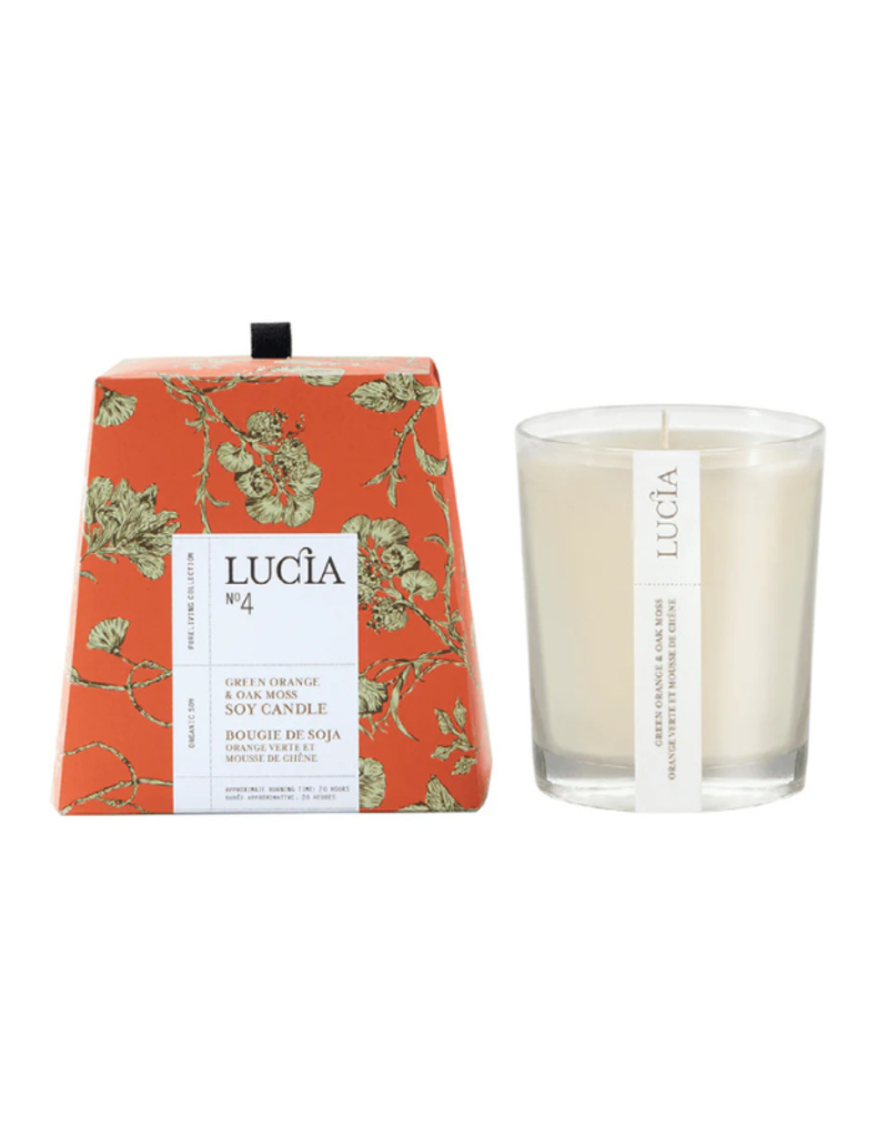Lucia Lucia 50hr Soy Candle Green Orange & Oak Moss