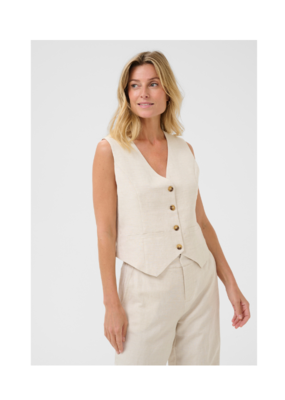 Cream Linna Vest in Nature by Cream