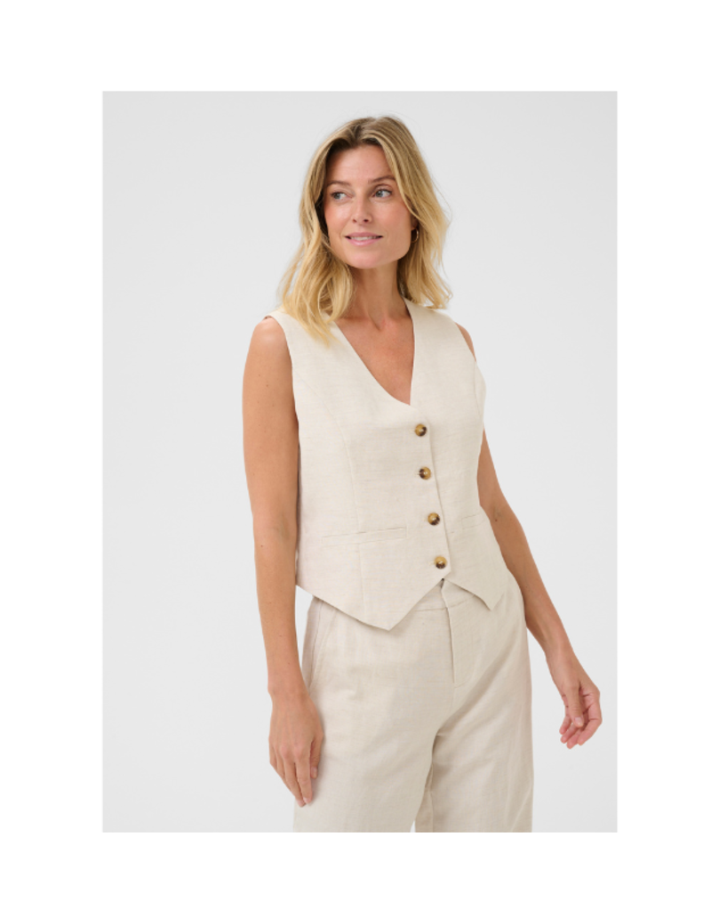 Cream Linna Vest in Nature by Cream