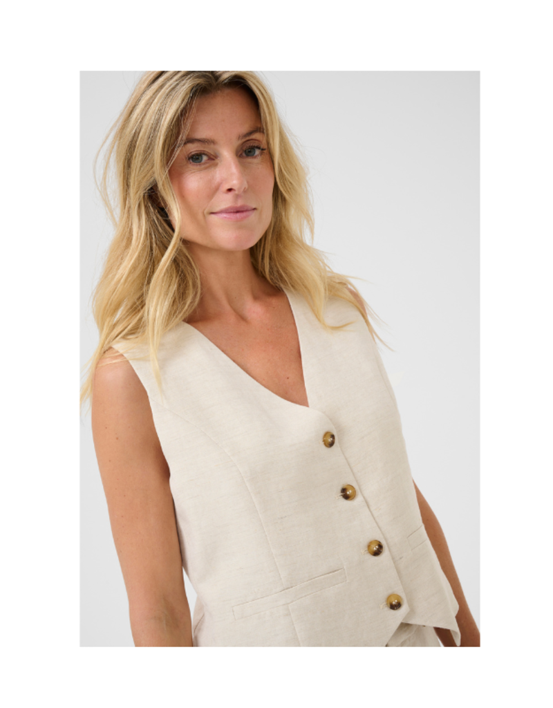 Cream Linna Vest in Nature by Cream