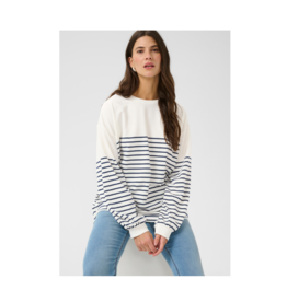 Cream Navy Stripe Sweatshirt by Cream
