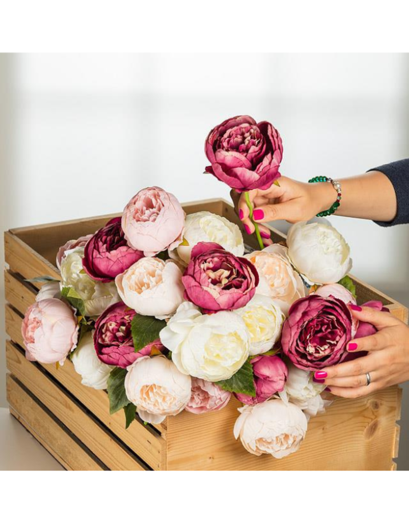 Full Peony Bouquet in Pink