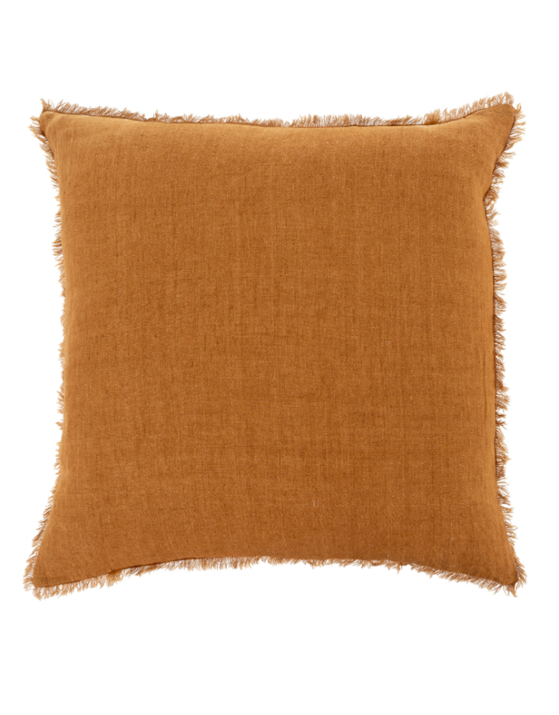Indaba Trading Lina Linen Pillow in Anise 24"