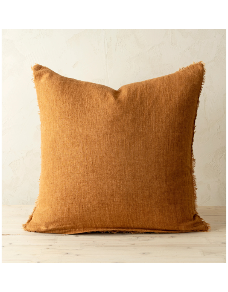 Indaba Trading Lina Linen Pillow in Anise 24"