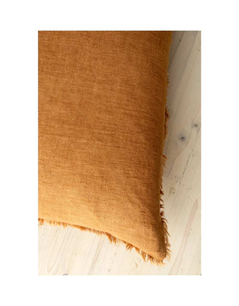 Indaba Trading Lina Linen Pillow in Anise 24"