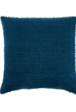 Indaba Trading Lina Linen Pillow in Cobalt 24"