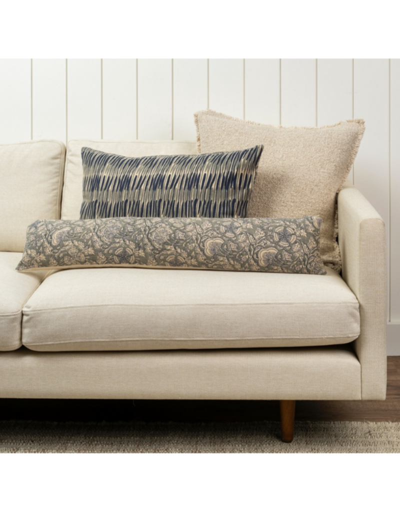Indaba Trading Calla Mini Lumbar Pillow in Blue 36"