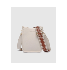Louenhide Parker Logo Strap Crossbody Bag in Vanilla by Louenhide
