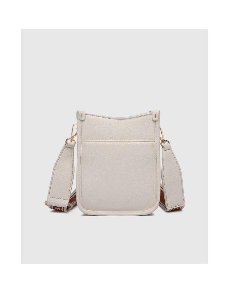 Louenhide Parker Logo Strap Crossbody Bag in Vanilla by Louenhide