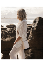 Louenhide Parker Logo Strap Crossbody Bag in Vanilla by Louenhide