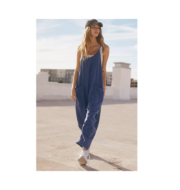 Free People Hot Shot Onesie in Blue Indigo by Free People