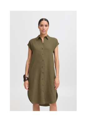 b.young Falakka Shirt Dress in Kalamata by b.young