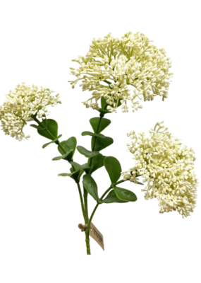 Blooming Sedum Spray in Cream 23"