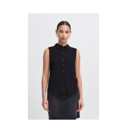 ICHI Vera Top in Black by ICHI