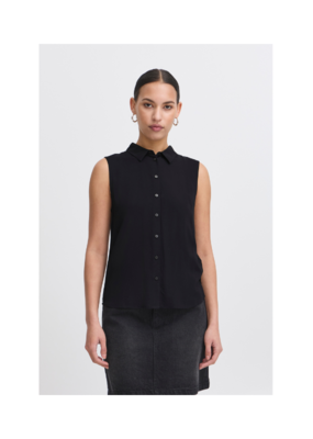 ICHI Vera Top in Black by ICHI