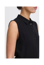 ICHI Vera Top in Black by ICHI