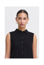 ICHI Vera Top in Black by ICHI