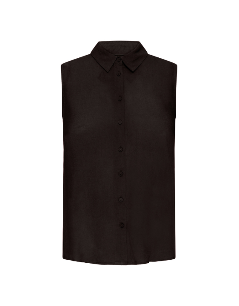 ICHI Vera Top in Black by ICHI