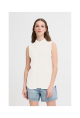 ICHI Vera Top in Cloud Dancer by ICHI