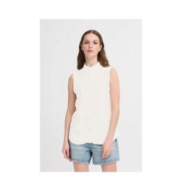 ICHI Vera Top in Cloud Dancer by ICHI