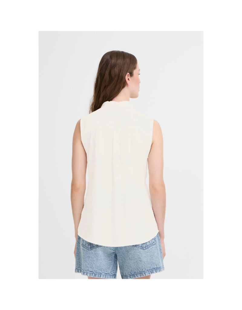 ICHI Vera Top in Cloud Dancer by ICHI