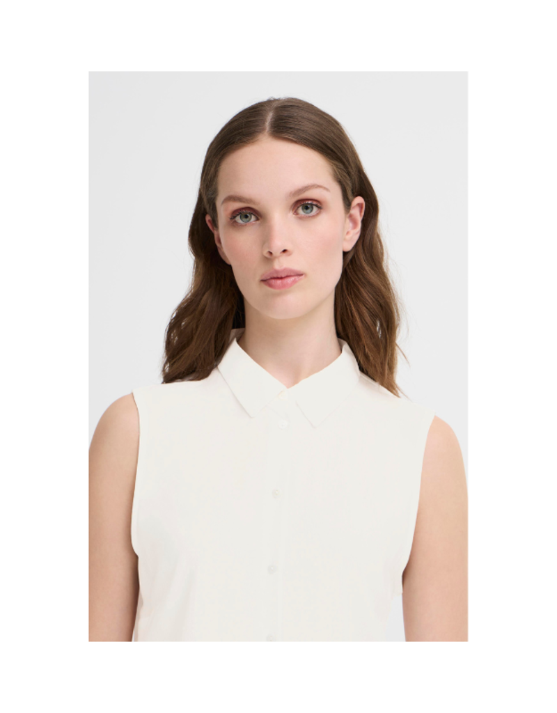 ICHI Vera Top in Cloud Dancer by ICHI