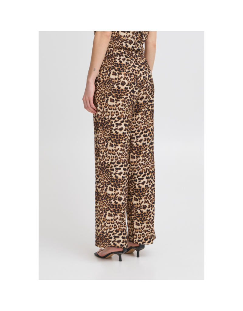 ICHI Anisse Leopard Pant by ICHI